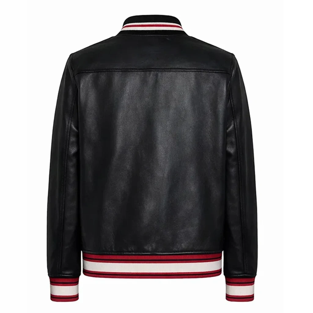 Black And Leather Jacket
