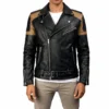Cafe Racer Leather Jacket