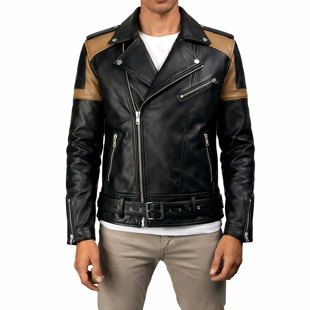 Cafe Racer Leather Jacket