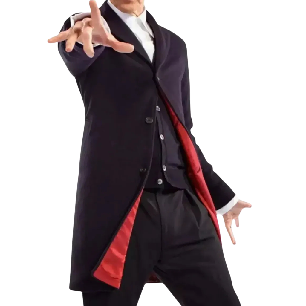 Men’s Blue Wool Coat
