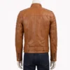 Mens Moto Biker Leather Jacket 1