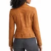 Motorcycle Suede Leather Jacket