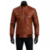 Plain Leather Jacket