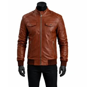 Plain Leather Jacket