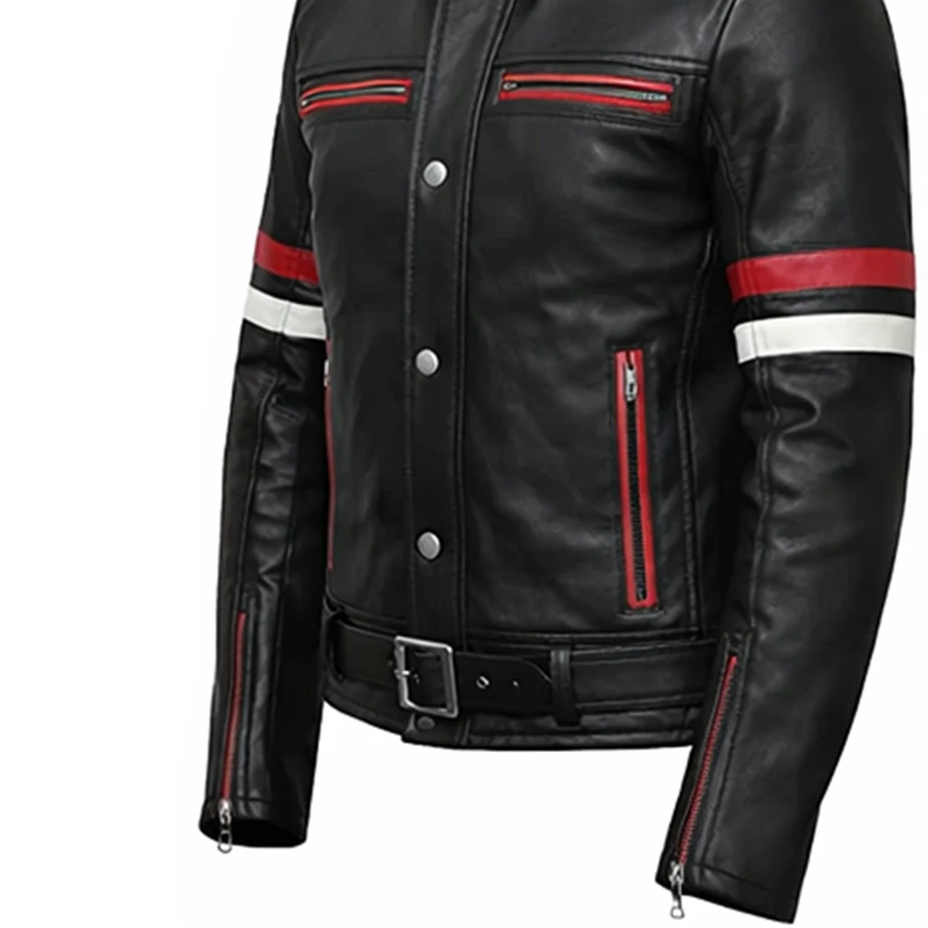 Racer Black Leather Jacket