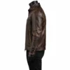 Vintage Motorcycle Waxed Leather Jacket