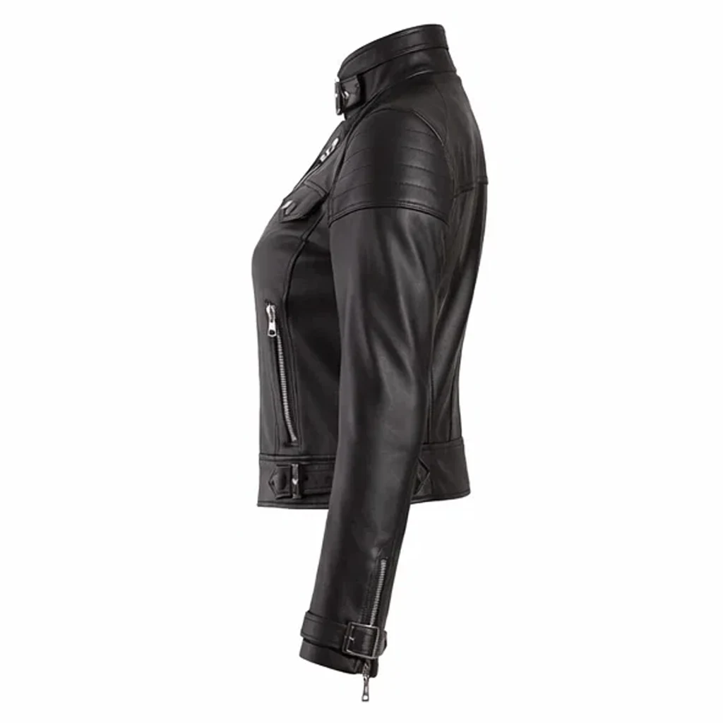Women Biker Leather Jacket 1