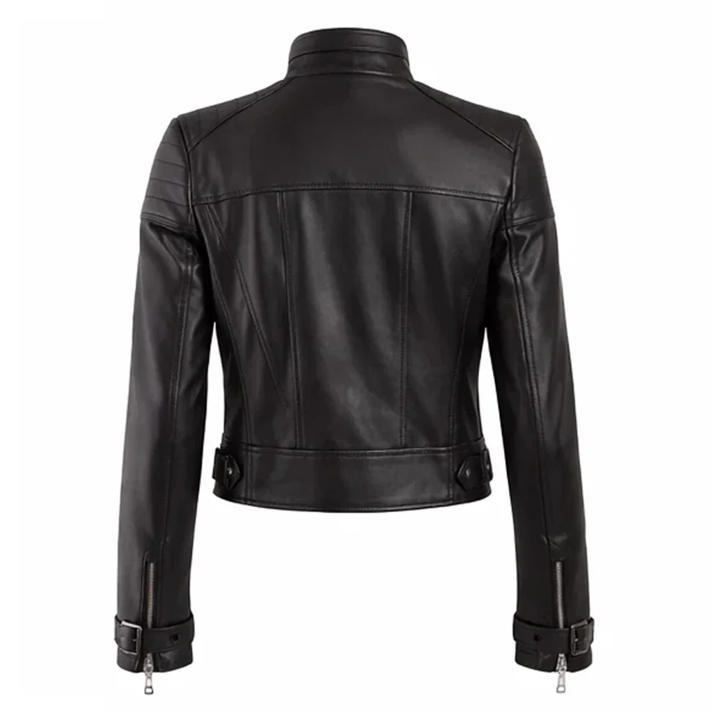 Women Biker eather Jacket