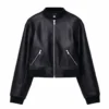 Women Black Leather Jacket Women Black Leather Jacket