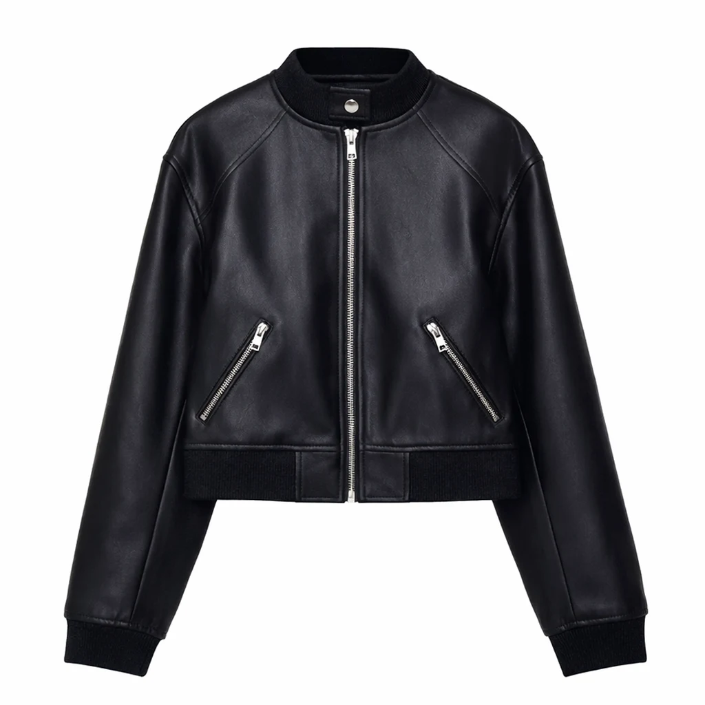 Women Black Leather Jacket Women Black Leather Jacket